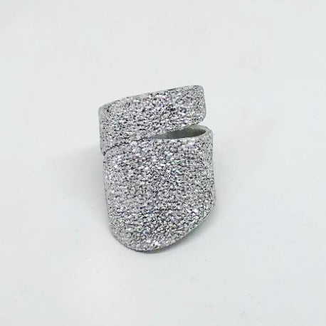 Anello Cobra diamantato 100% alluminio