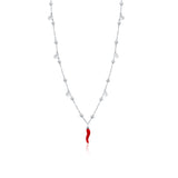 Collana Cornetto e Cristalli