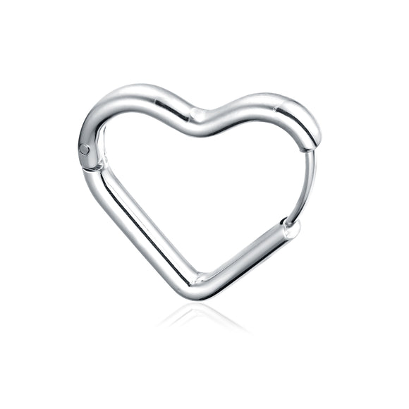 Orecchino Singolo Scattino Cuore 20 mm