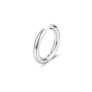 Orecchino Singolo Acciaio 4 mm