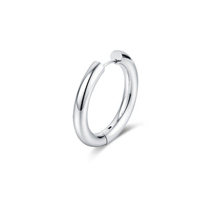 Orecchino Singolo Acciaio 4 mm