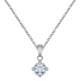Collana con cristallo pendente