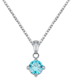 Collana con cristallo pendente