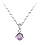 Collana con cristallo pendente