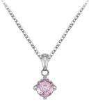 Collana con cristallo pendente
