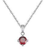 Collana con cristallo pendente