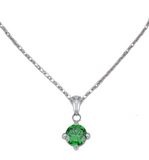 Collana con cristallo pendente