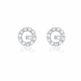 Orecchini Iniziali Con Strass