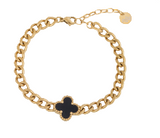 Bracciale con quadrifoglio