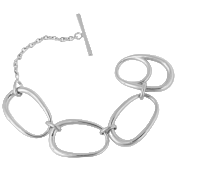 Bracciale a catena ovale grande