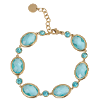 Bracciale tondo con cristalli