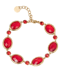 Bracciale tondo con cristalli