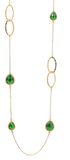 Collana a goccia con pietre