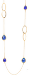 Collana a goccia con pietre