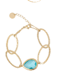 Bracciale a  Goccia singola con pietra