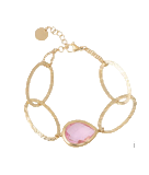 Bracciale a  Goccia singola con pietra