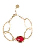 Bracciale a  Goccia singola con pietra