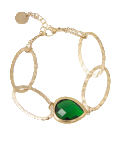Bracciale a  Goccia singola con pietra
