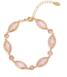 Bracciale a goccia con cristalli