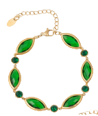 Bracciale a goccia con cristalli
