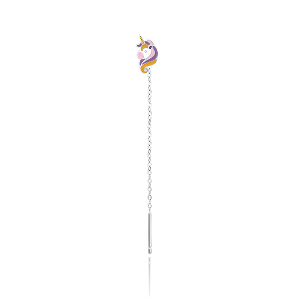 Orecchino singolo Saliscendi Unicorno