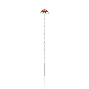Orecchino singolo Saliscendi Arcobaleno