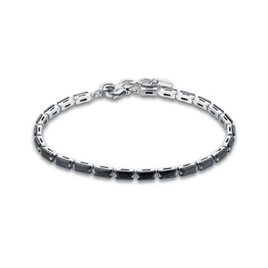 Bracciale Tennis Cristalli Neri