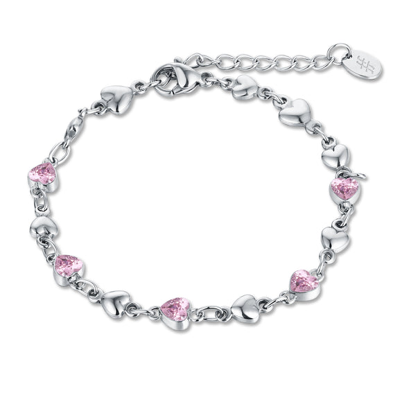 Bracciale Cuori Cristalli