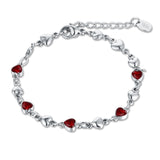 Bracciale Cuori Cristalli