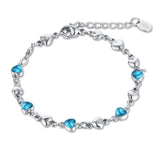 Bracciale Cuori Cristalli