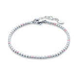 Bracciale Tennis Punti Colore Donna
