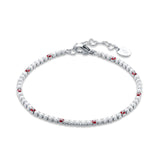 Bracciale Tennis Punti Colore Donna 2mm