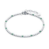 Bracciale Tennis Punti Colore Donna 2mm