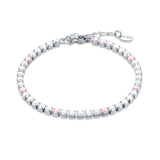 Bracciale Tennis Punti Colore Donna 3mm