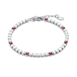 Bracciale Tennis Punti Colore Donna 3mm