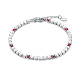 Bracciale Tennis Punti Colore Donna