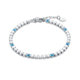 Bracciale Tennis Punti Colore Donna 3mm