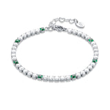 Bracciale Tennis Punti Colore Donna 3mm