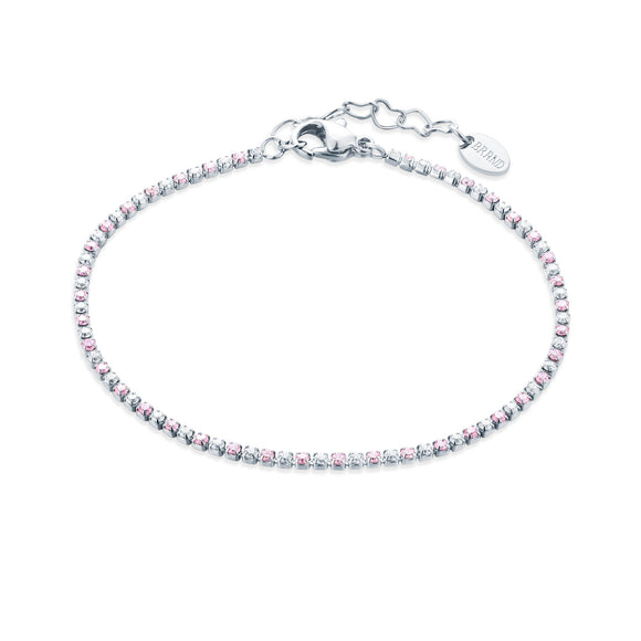 Bracciale Tennis Colore Alternato Donna