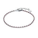 Bracciale Tennis Colore Alternato Donna