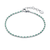 Bracciale Tennis Colore Alternato Donna