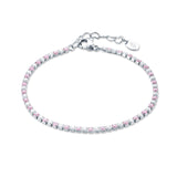 Bracciale Tennis Colore Alternato Donna