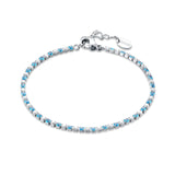 Bracciale Tennis Colore Alternato Donna