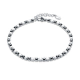 Bracciale Tennis Uomo Cristalli Alternati