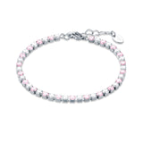 Bracciale Tennis Colore Alternato Donna