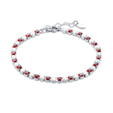 Bracciale Tennis Colore Alternato Donna