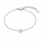 Bracciale  Iniziali Con Strass