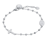 Bracciale Rosario Giubileo acciaio Donna