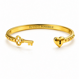 Bracciale chiave e serratura di Wonderland “Tutto è possibile”