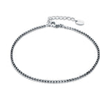 Bracciale Tennis Nero Uomo